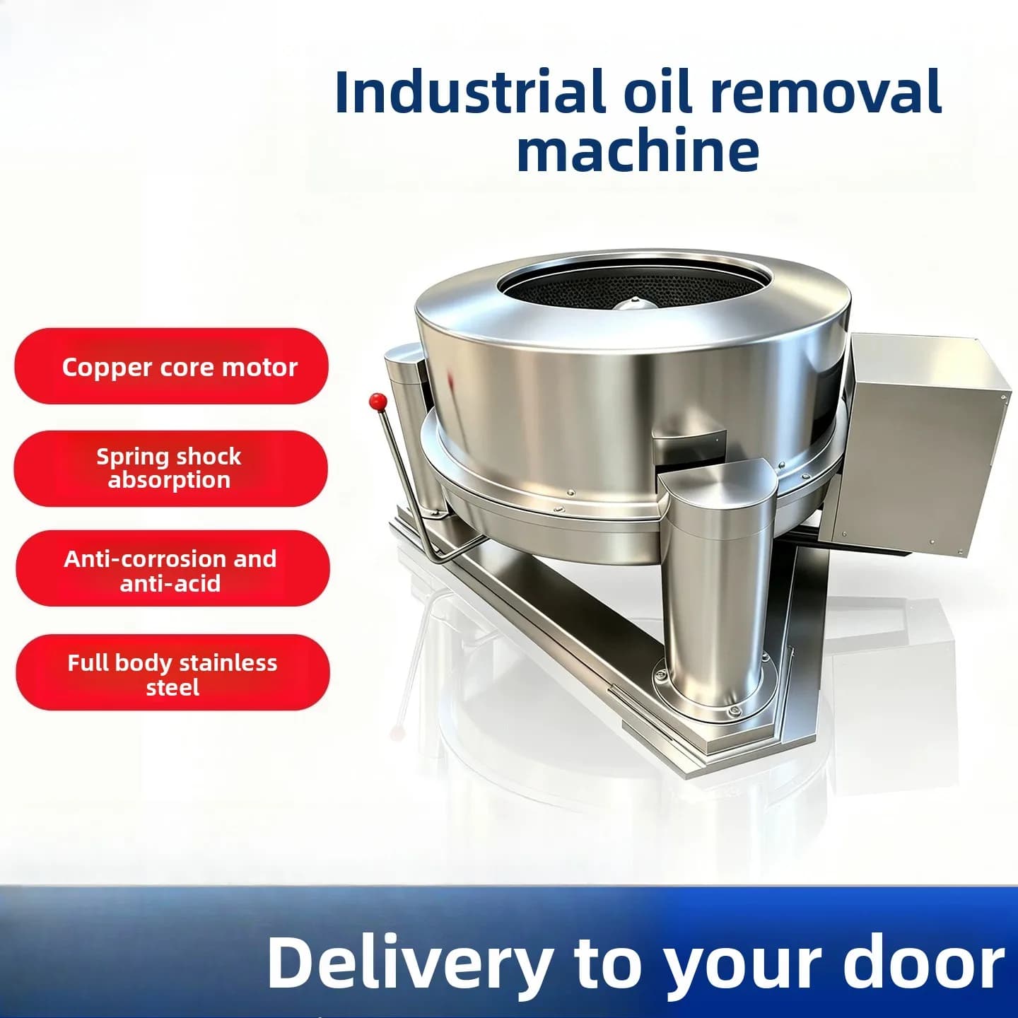 large industrial dehydrator for food, vegetables, iron shavings, aluminum shavings, and electroplating - centrifugal spin dryer