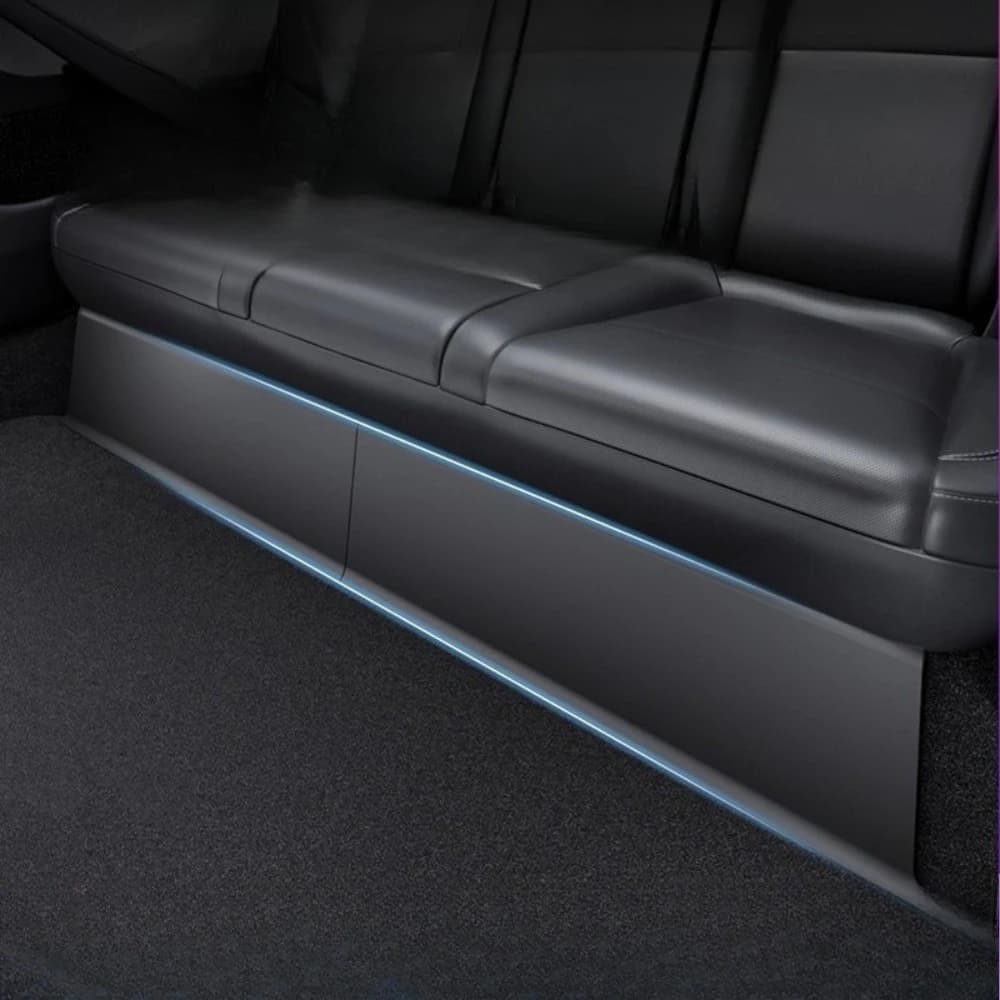 TPE Under Seat Anti-kick Pad Car Interior Accessories Rear Seat Lower Protective Mat For Tesla Model Y Juniper Model 3 Highland