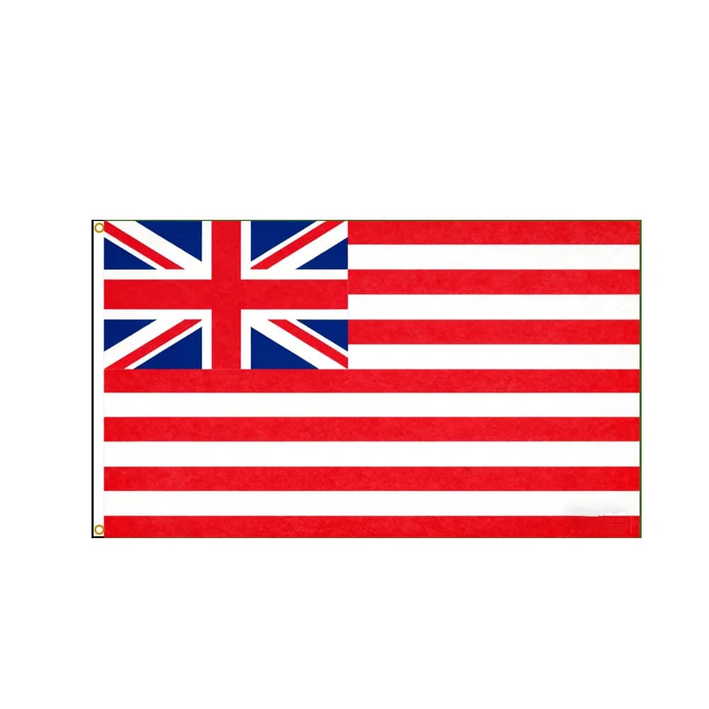 British East India Company Flag 2x3ft 3x5ft Naval Jack Flag, Vintage ENGLISH Empire Nautical Decor for Wall Boat Outdoor Indoor
