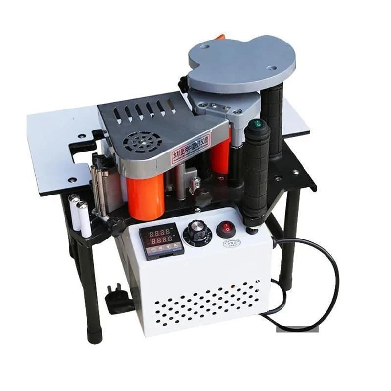 0W Small Manual Double Side Gluing Portle Bander Woodworking Banding hine V Factory