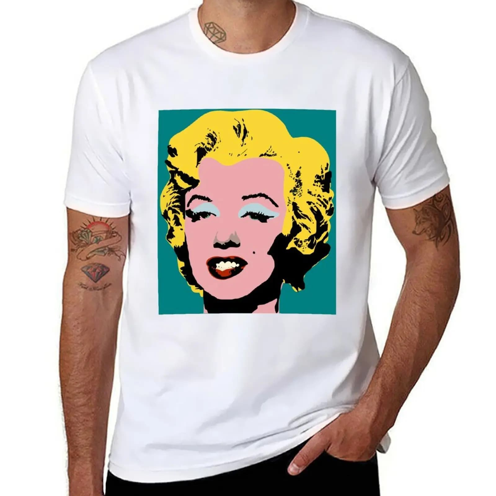 Andy Warhol T-Shirt man t shirts cotton t shirts for man cotton soft T-Shirt