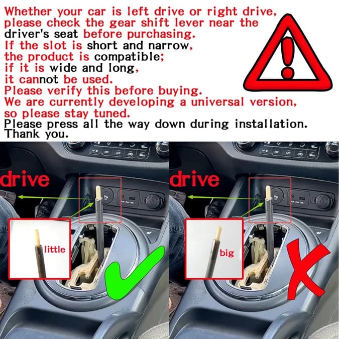 For Daily Driving Gear Shift Knob Installation Gear Knob Gear Knob Car Shift Artificial Leather Cover For Daily