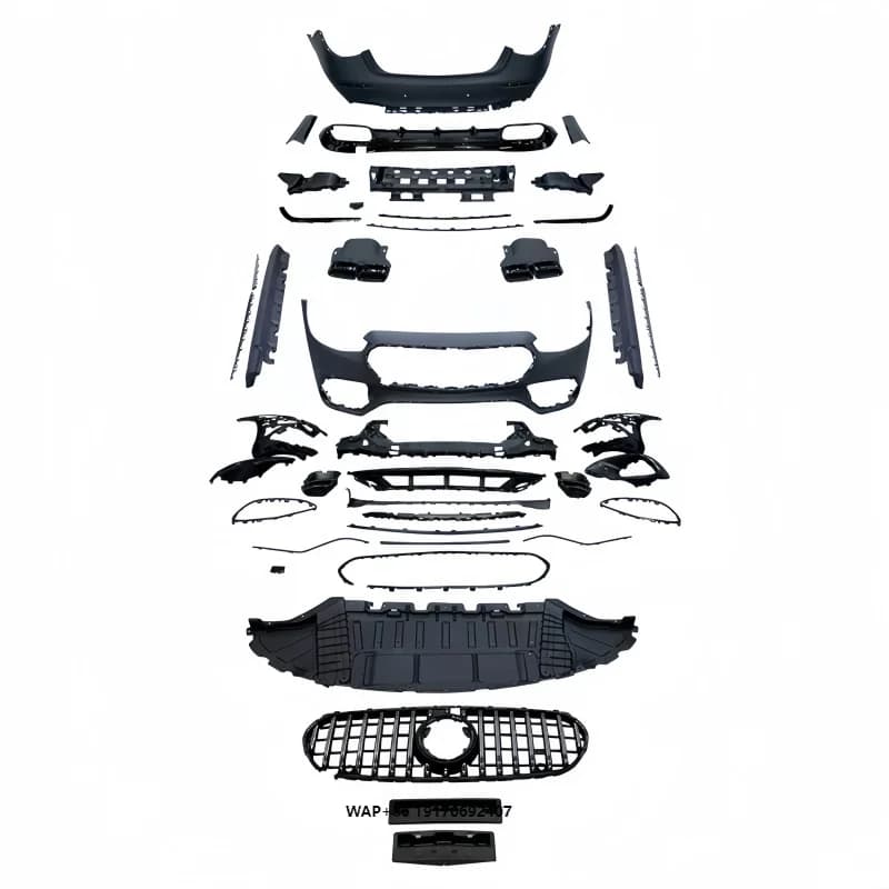 Suitable for 21-23 MercedesBenz S-Class W223 Upgraded and Modified AMGS63 'Injection Molded PP Material Large Surround Body Kit