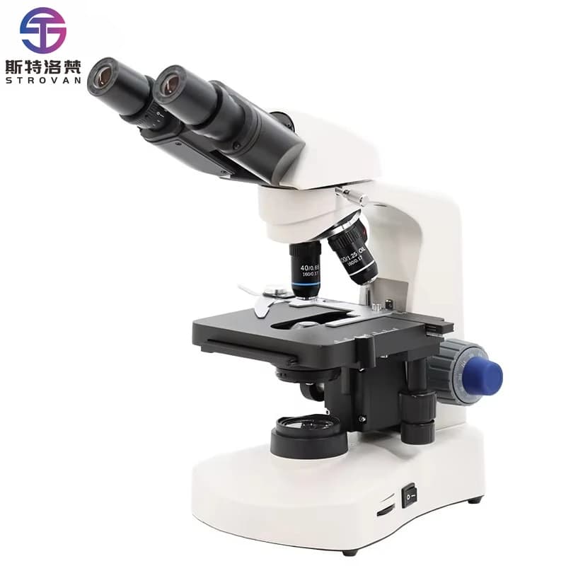 A12.1005-B 1000x LED Light Biological Microscope High-Performance Lab Microscope