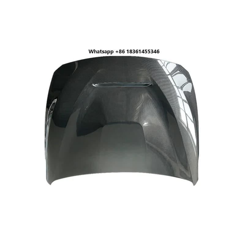 for M3 F80 M4 F82 Hood Auto Body Parts Engine Hoods M3 M4 F80 F82 Dry Carbon Fiber GTS Style Front Bonnet