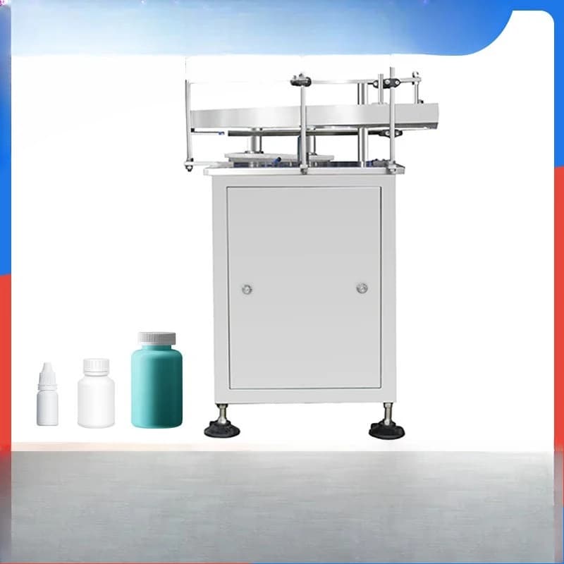 Automatic bottle sorting machine, rotary table 304 stainless steel bottle distributor, production line machinery