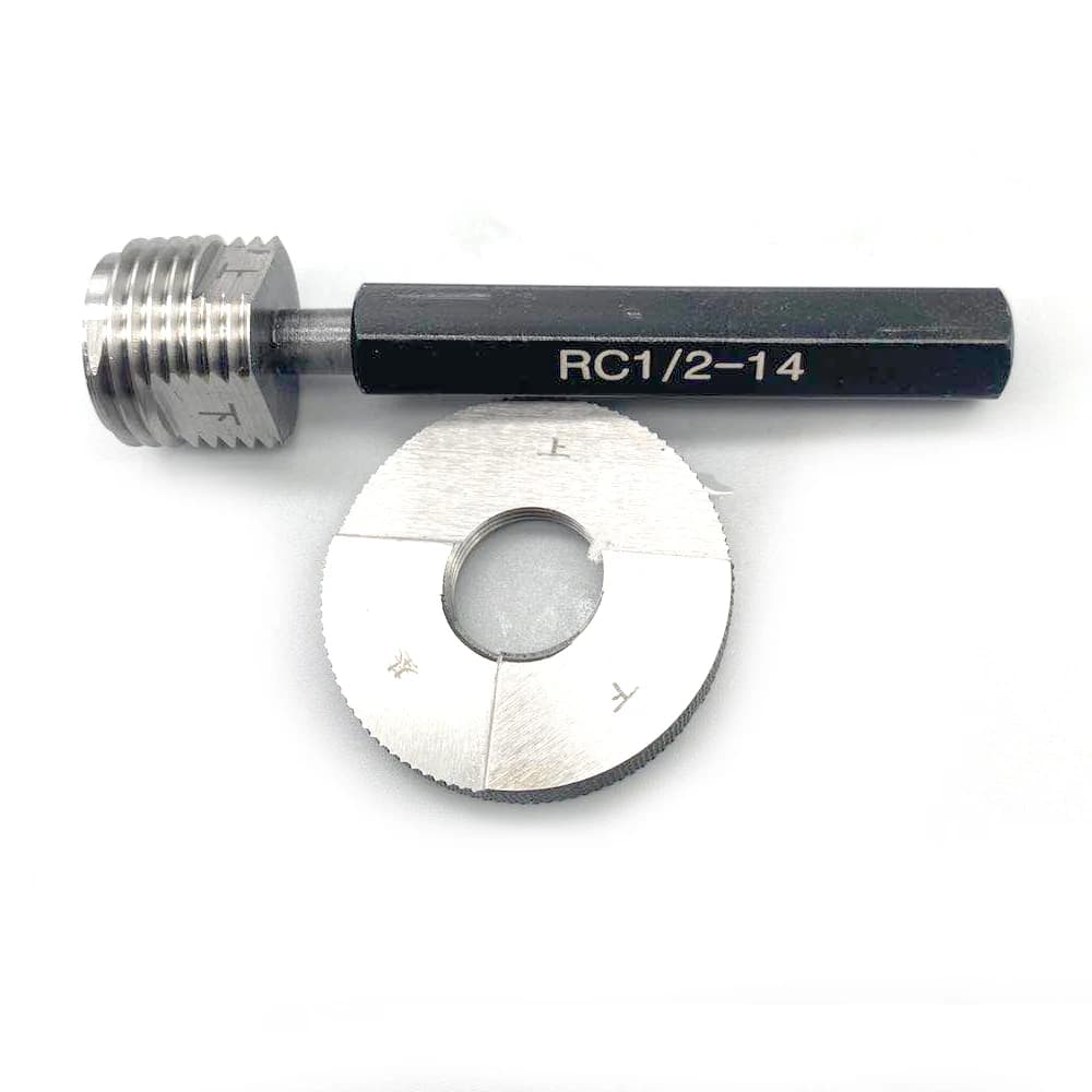 Right hand Pipe thread ring gauge R1/16 R1/8 R3/8 R1/4 R1/2 R3/4 R1  Pipe thread Plug gages RC1/8 RC1/4 RC3/4 RC3/8 RC1/2 RC1