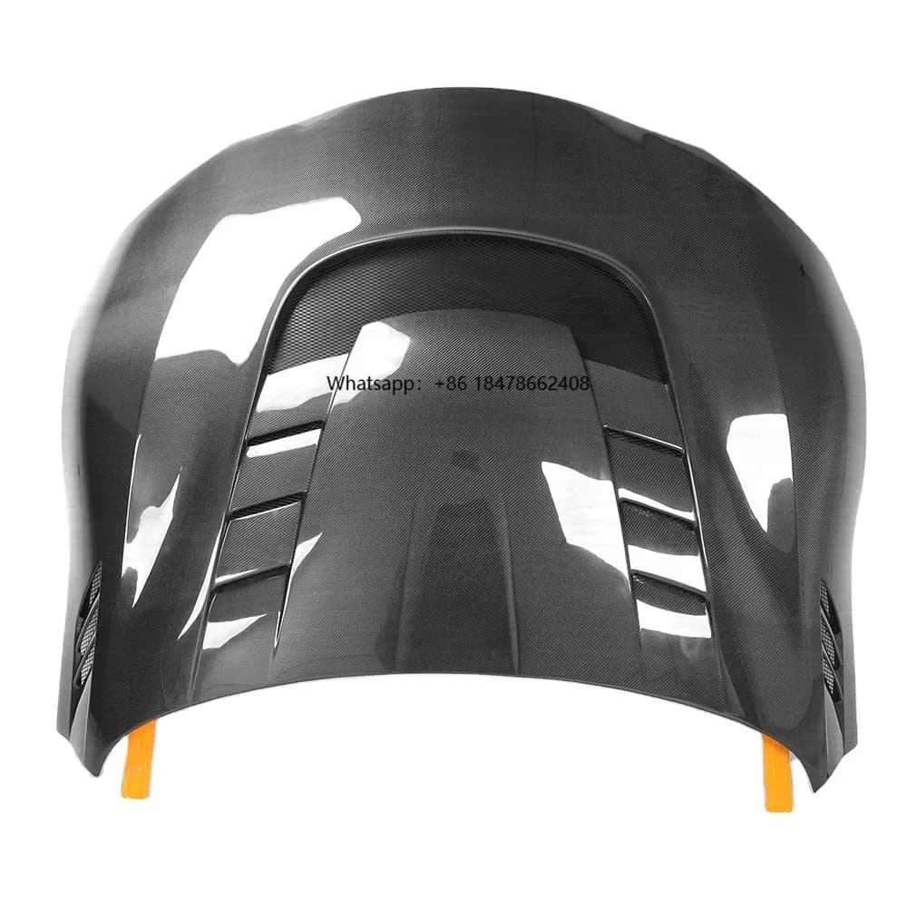 VRS Style Carbon Fiber Hood Bonnet Engine Cover Cap Performance Auto Parts for  Supra A90 A91 Mk5 2019-2023