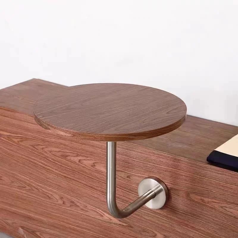 Wall-Mounted Coffee Table Space-Saving Stainless Steel Dining Table for Milk Tea or Small Family Kitchens Compact Kitchen Shelf