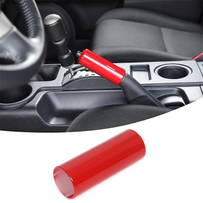 For Toyota FJ Cruiser 2007-2021 Automotive Handbrake Rod Decorative Set ABS Sport Red Automotive Modification Accessories
