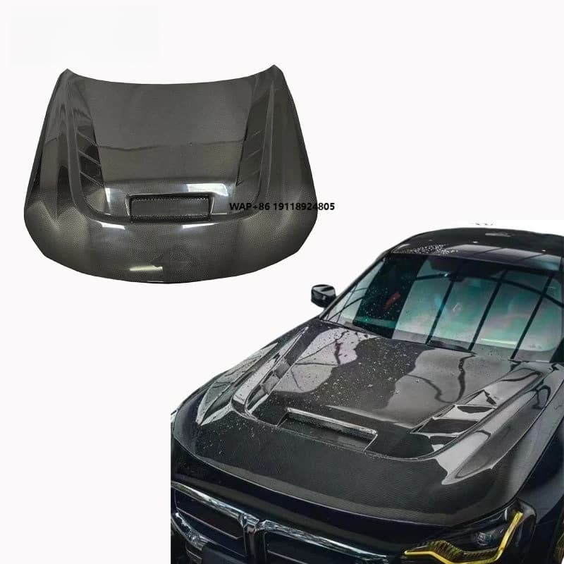 Carbon Fiber Front Engine Cover Bonnet for M2 G87 Engine Hood