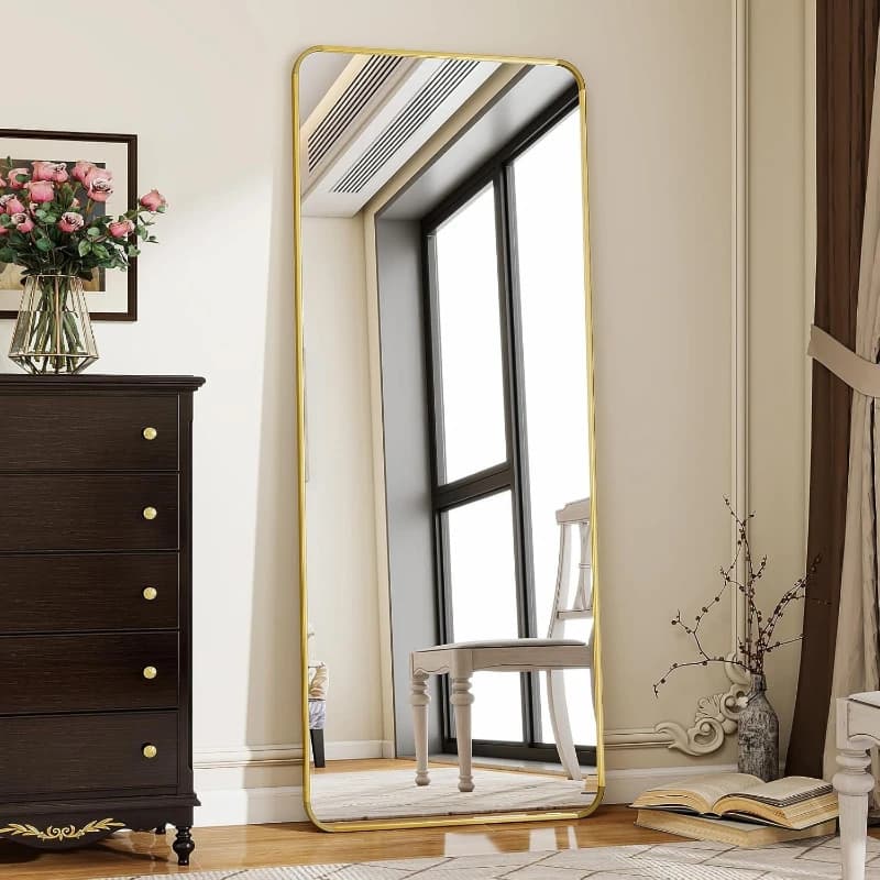 Full-length mirror full-length mirror household floor-to-ceiling mirror wall-mounted dormitory INS style
