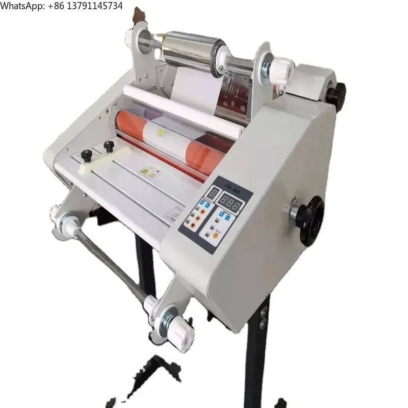 Electrical A3 Roll to Roll Laminating Laminator Machine Thermal With Foil Stamping Function