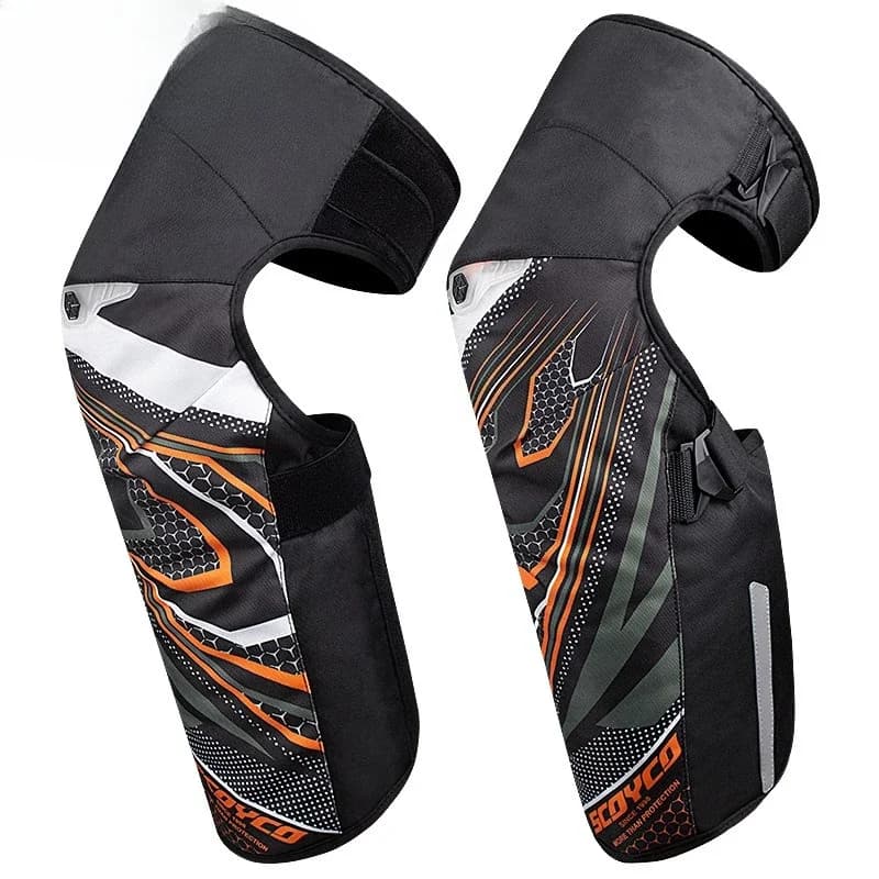 Motorcycle autumn and winter knee pads to keep warm, cold and windproof locomotive rider protective gear anti-drop men and women