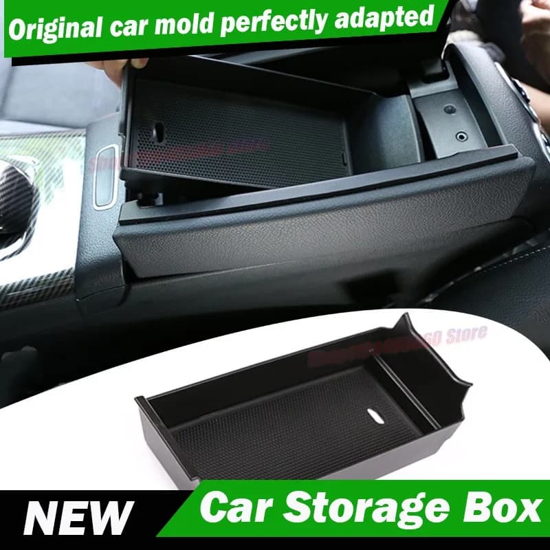 Car Central Console Storage Box Auto Interior Accessories For Mercedes Benz A Class W177 A180 2019 B Class W247 GLB 2020-2024