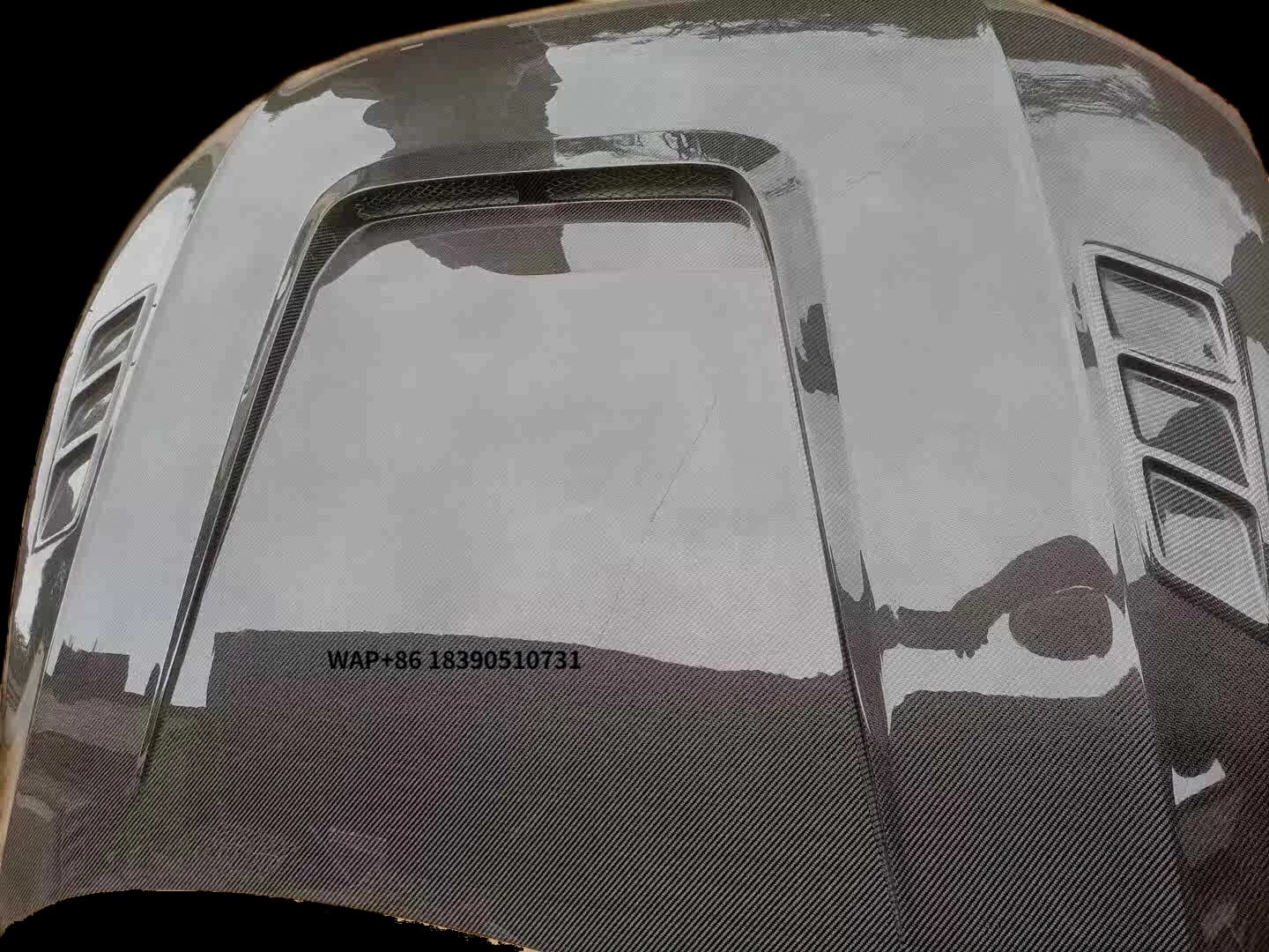 High Quality Carbon Fiber Engine Hood Vent Car Bonnet for A5 S5 RS5
