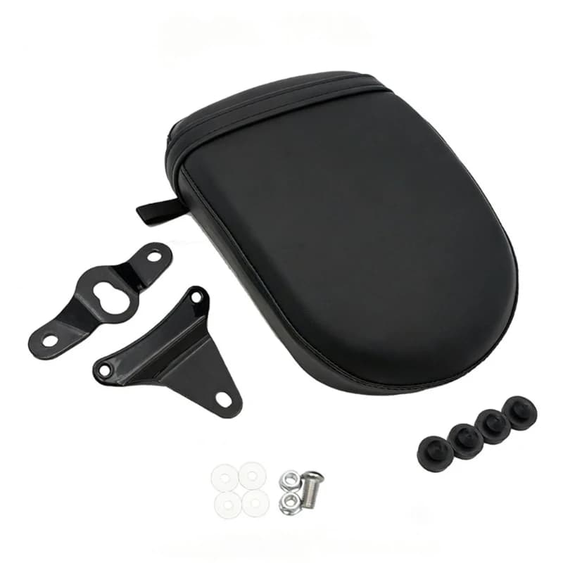 U13C Black Passenger Cover Made by Synthetic Leather Improves Comfort For Long Rides Easy To Install Video Included
