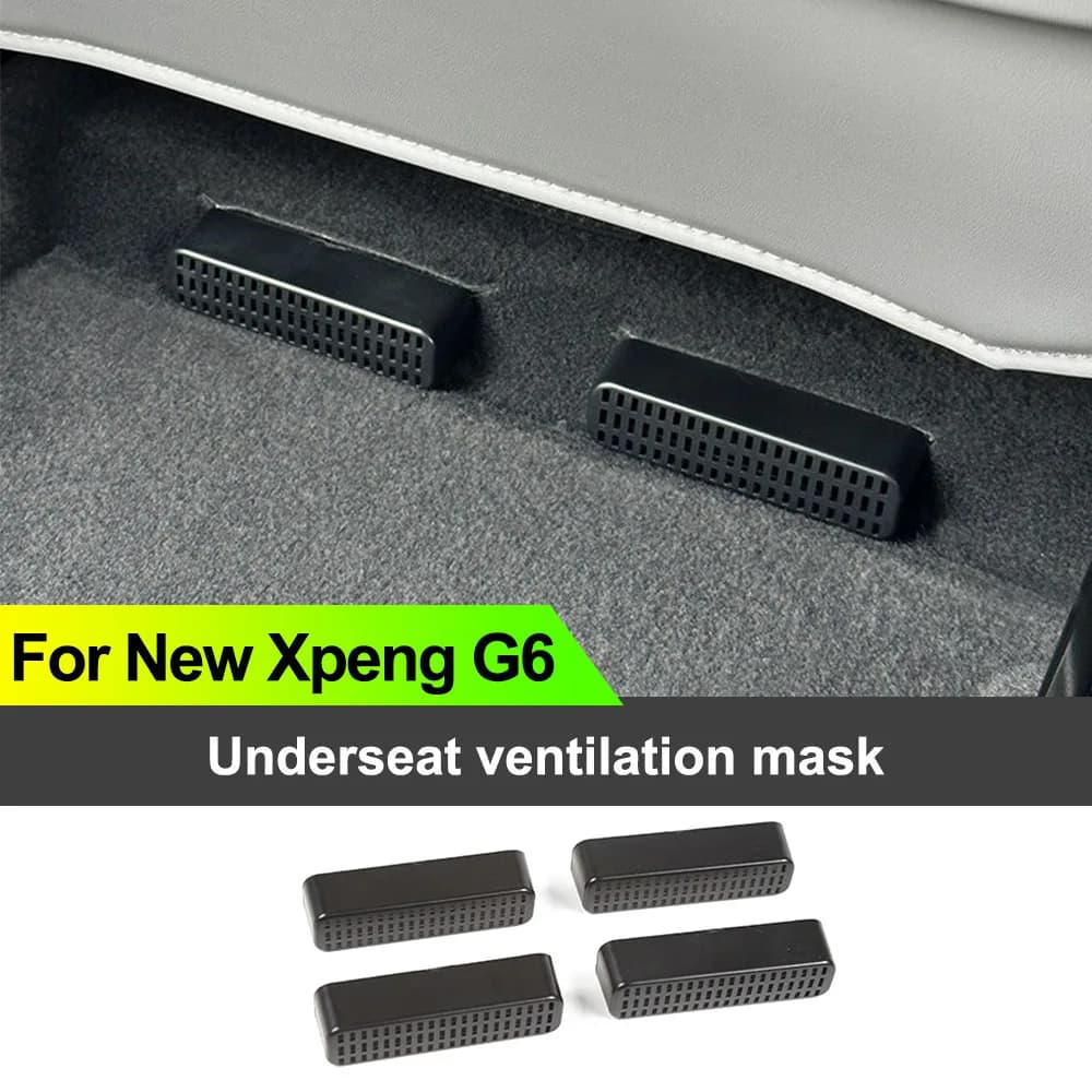 Fit For New Xpeng G6 2026 Protective Cover For The Air Outlet Under The Seat ABS Material Automotive Supplies Prevent Clogging