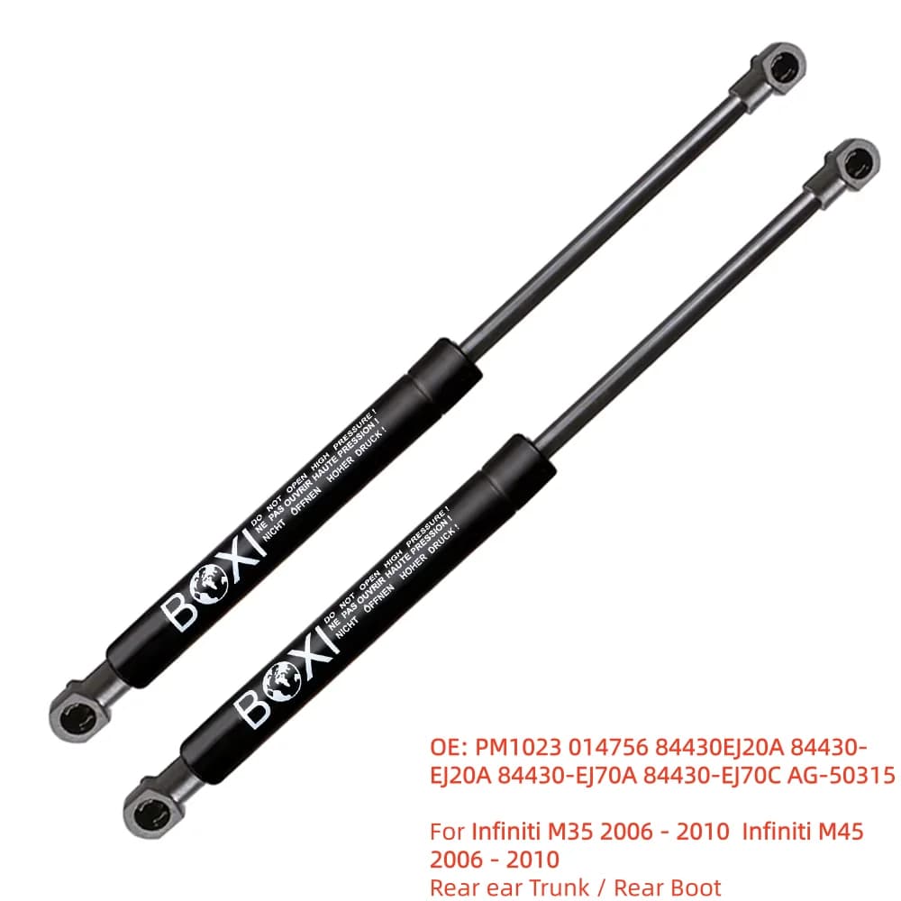 BOXI 2PCS Rear Trunk Lift Supports Struts PM1023 84430-EJ20A For Infiniti M35 2006 - 2010  Infiniti M45 2006 - 2010 Gas spring