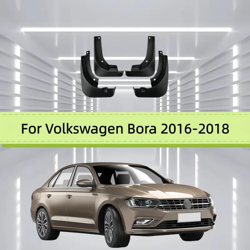 Car Mud Flaps Fender For Volkswagen Bora 2016-2018 Front And Rear Wheels Mudflaps Splash Guard Protection Accessories