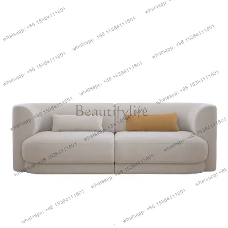 Nordic light luxury fabric sofa modern small apartment multi-person combination
