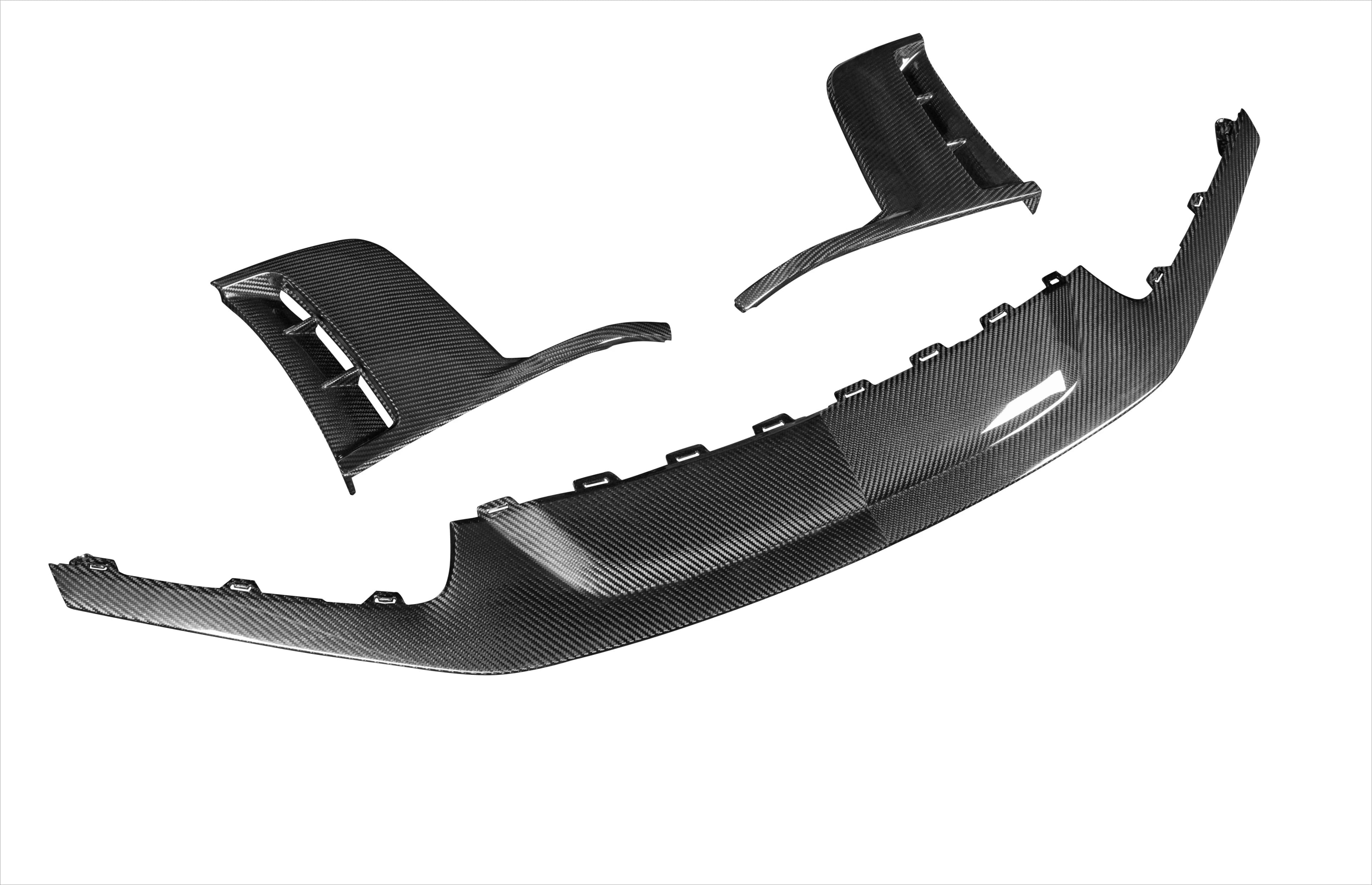 KM High Quality Carbon Fiber Car Front Lip  RS Accessory for 718 (982/982C) for  Premium Car Bumpers