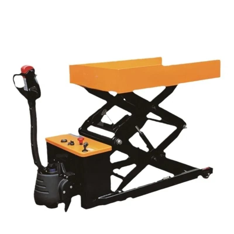 All-electric platform car Scissor fork trolley 500kg1.5m electric truck Lifting flatbed truck