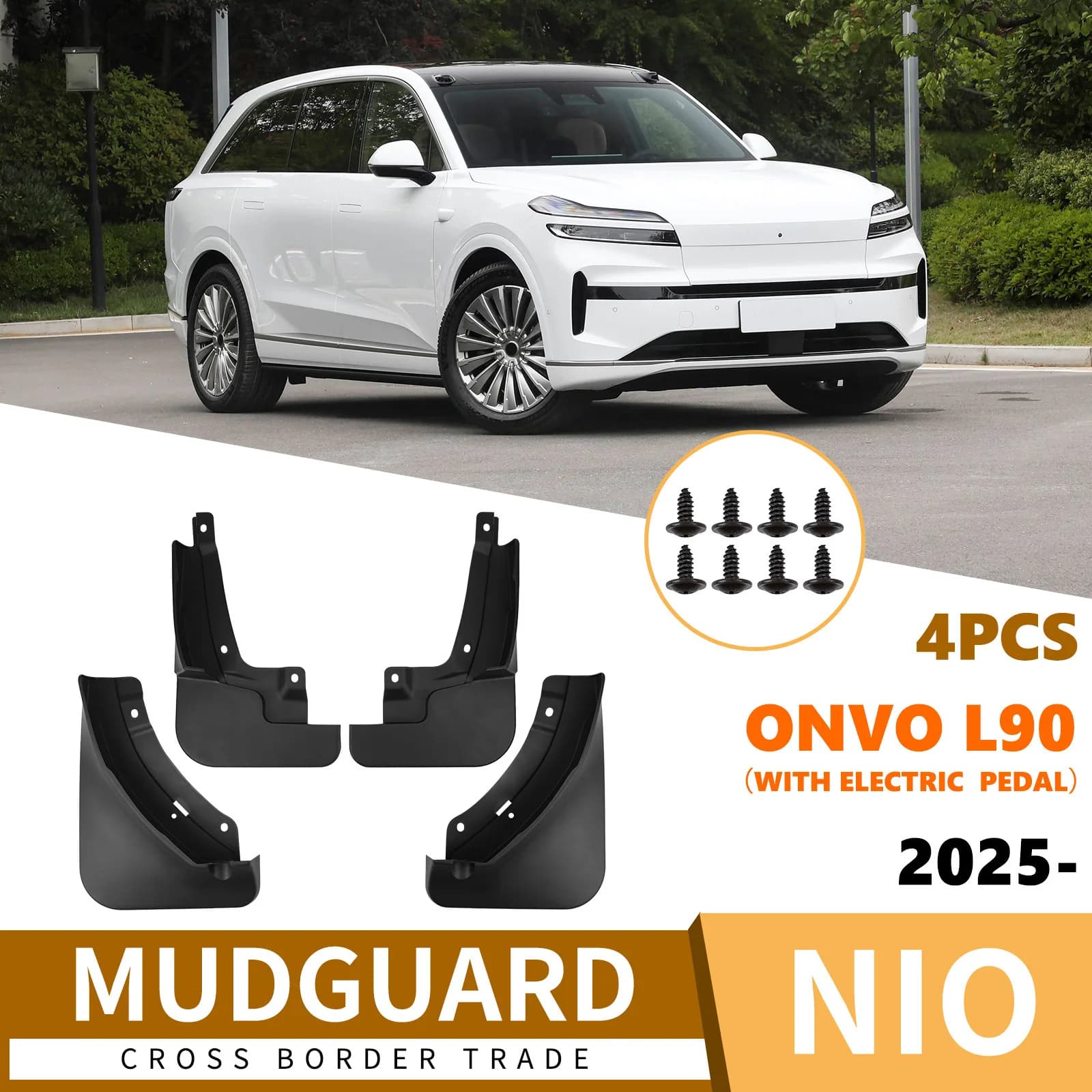 For NIO Onvo L90 2025 electric scooter car tires fenders car supplies car fender fender flares mud flaps