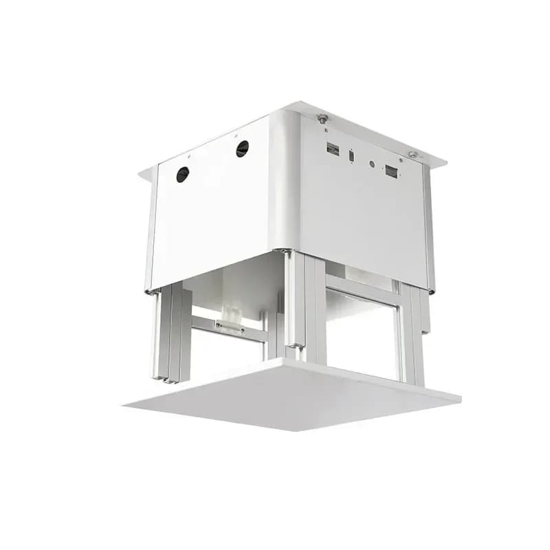 Household extra-thin projector lifting bracket Electric lifting projection stand hoisting ceiling hidden automatic telescopic