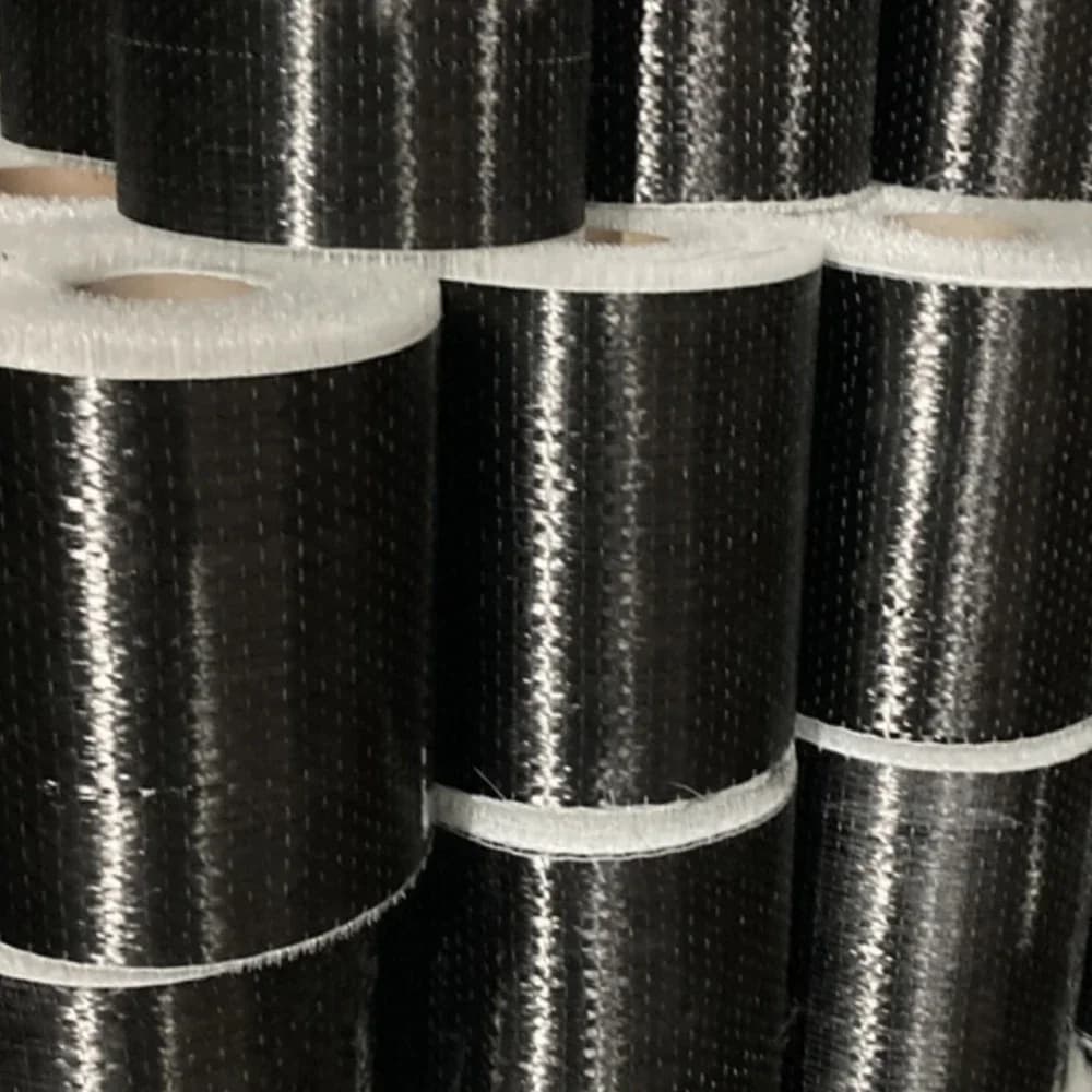 12k 200g UD Carbon Fiber Fabric Unidirectional Cloth for Building Bridge Construction and Repair DIY