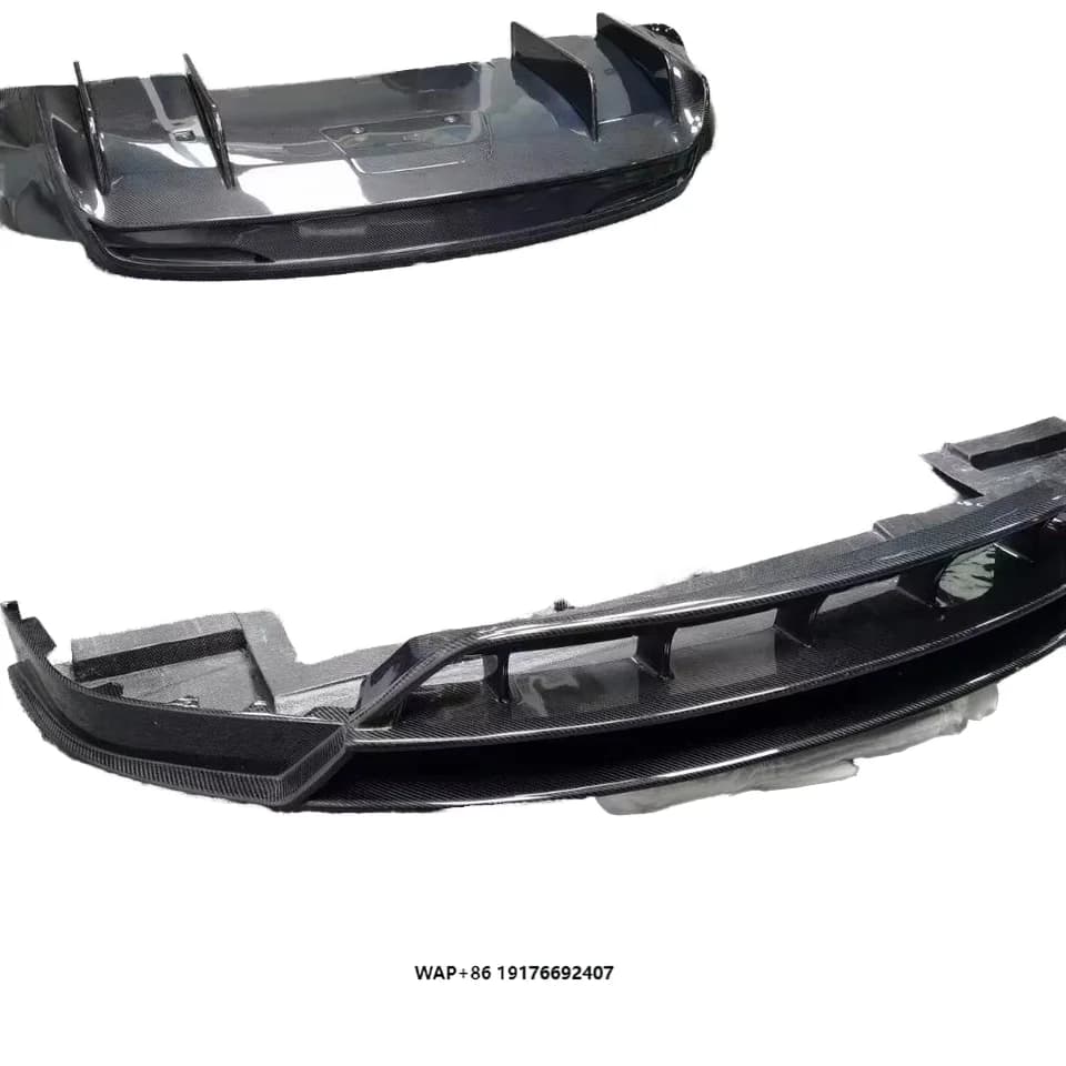 Revozpt Style Carbon Fiber Body Kit forTesla Model X High Quality Front Lip Diffuser Spoiler Perfect Fit New Condition