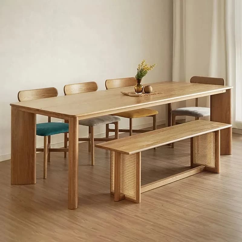 Wooden Organizer Party Table Event Wedding Unique Nordic Luxury Center Computer Dining Table Restaurant Beauty Home Decoration