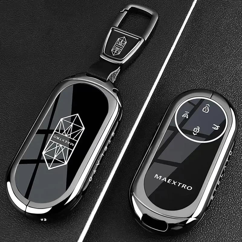 Premium Zinc Alloy Key Cover Case for MAEXTRO S800 (2025) - Protective Bluetooth Key Shell Keybag Keychain