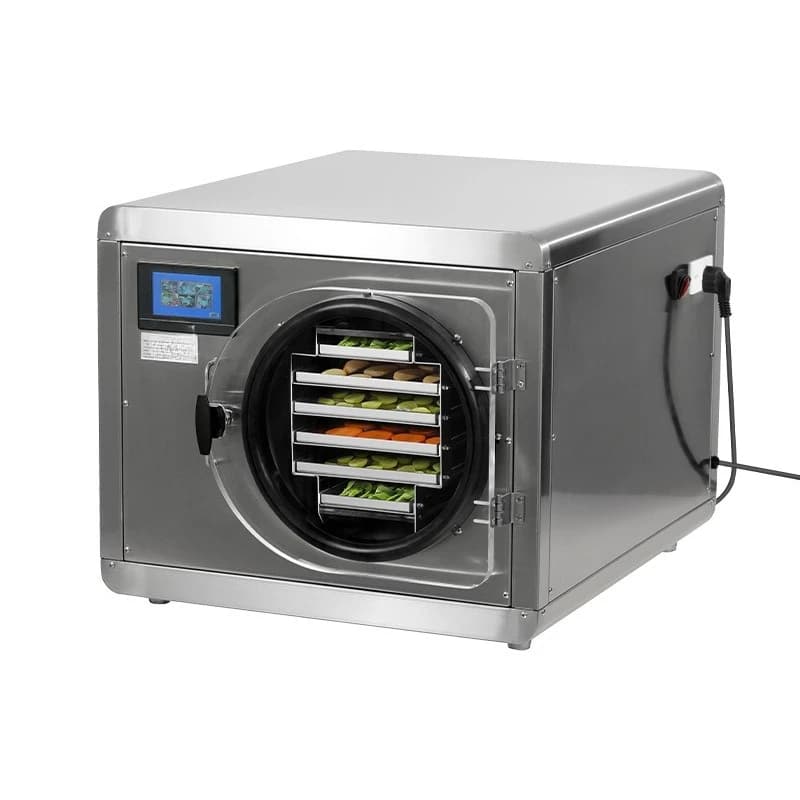 Food freeze dryer, stainless steel small commercial, dehydrated vegetables and fruits vacuum, freeze dryer