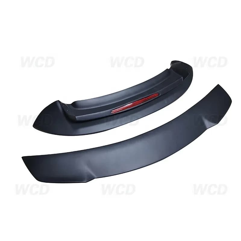 ForPorsche 911 992 Half Carbon Fiber FRP Rear Spoiler 992 SD Style Body Kit Rear Trunk Wing Tail Trunk Spoiler 2020