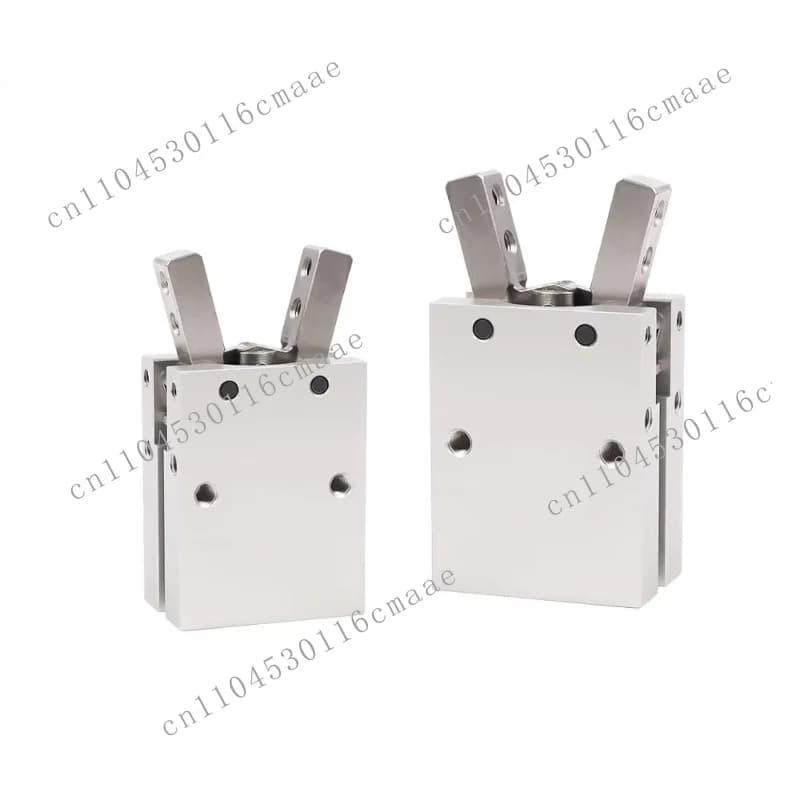 MHC2 Series Pneumatic Finger Cylinder Parallel Air Holder Two Finger Clamp Compact Robotic Arm Industrial Fixture Machinery