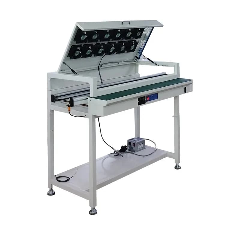 Fully automatic 1.5-meter chain connection table SMD production line conveyor PCB circuit board buffer table equipment