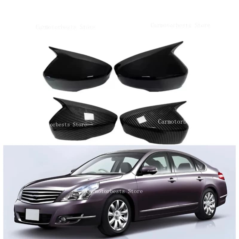 Car  Rearview Side Mirror Cover Fit For Nissan Teana J32 2008 2009 2010 2011 2012  Wing Cap Rear View Case Trim