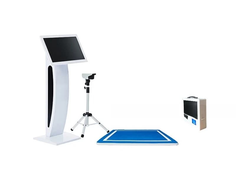 National physical fitness monitoring 2 minutes in situ high leg lift tester