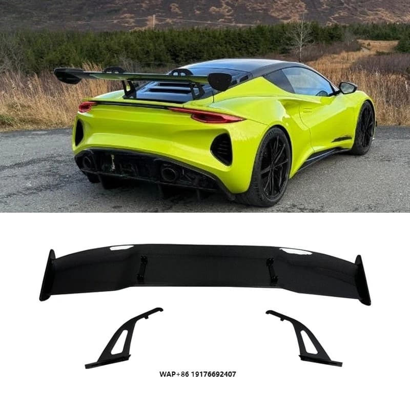 For Lotus Emira High Quality Dry Carbon Fiber GT Style Wing Trunk Spoiler Body Kit