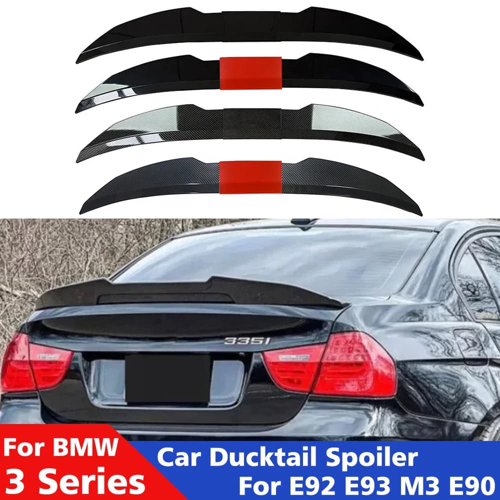 Universal Adjustable Ducktail Spoiler High-Kick Lip for BMW E36 E46 E93,DIY Car Exterior Styling Accessories