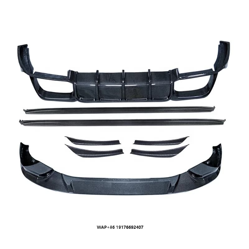 High Quality Full Carbon Fibre Body Kit Front Bumper Lip Splitter Side Skirt Rear Diffuser for X3M F97 X4M F98