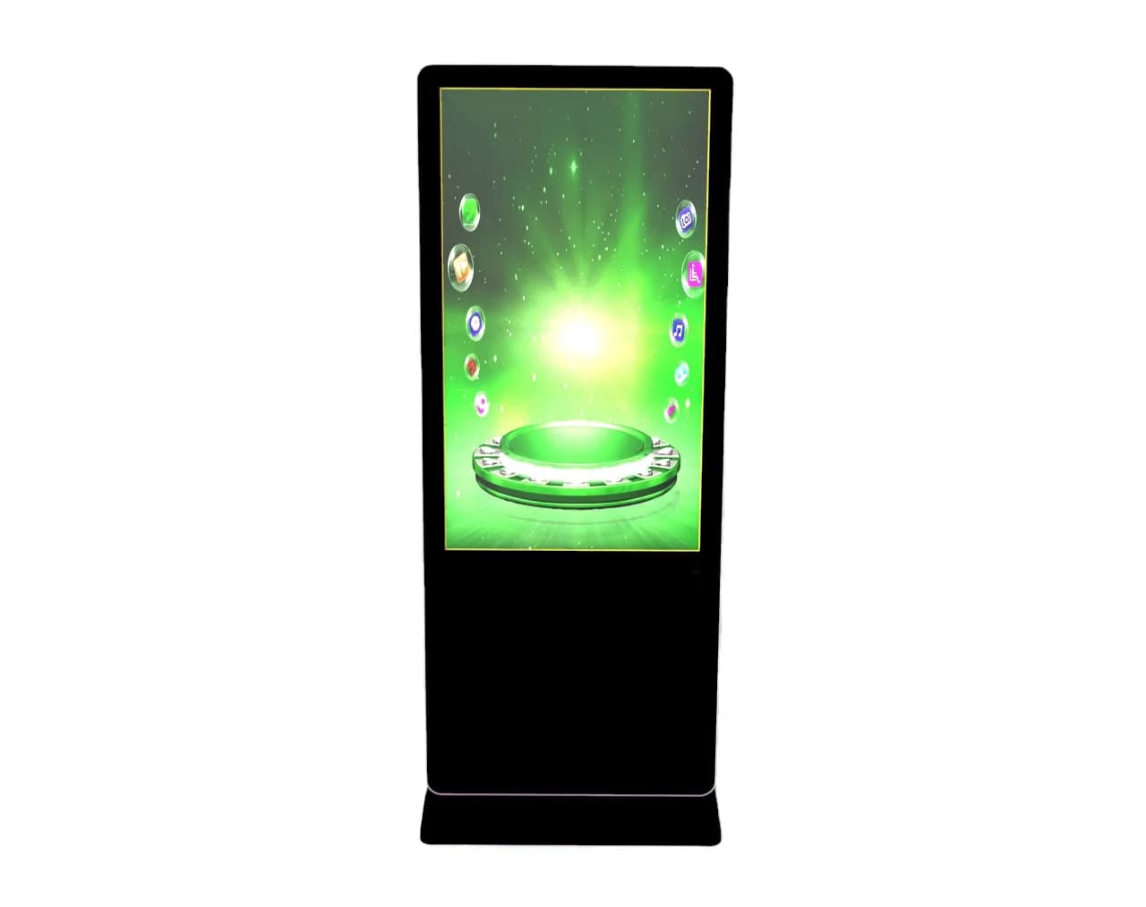 43 Inch Free Standing Interactive Digital Signage Display Touch Screen Kiosk Advertising Display