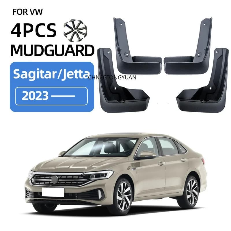 Mudguards Mud Flap Flaps Splash Guards Fender Protector Cover For VW Volkswagen Jetta A7 MK7 7 Sagitar 2023 2024 Car Accessories