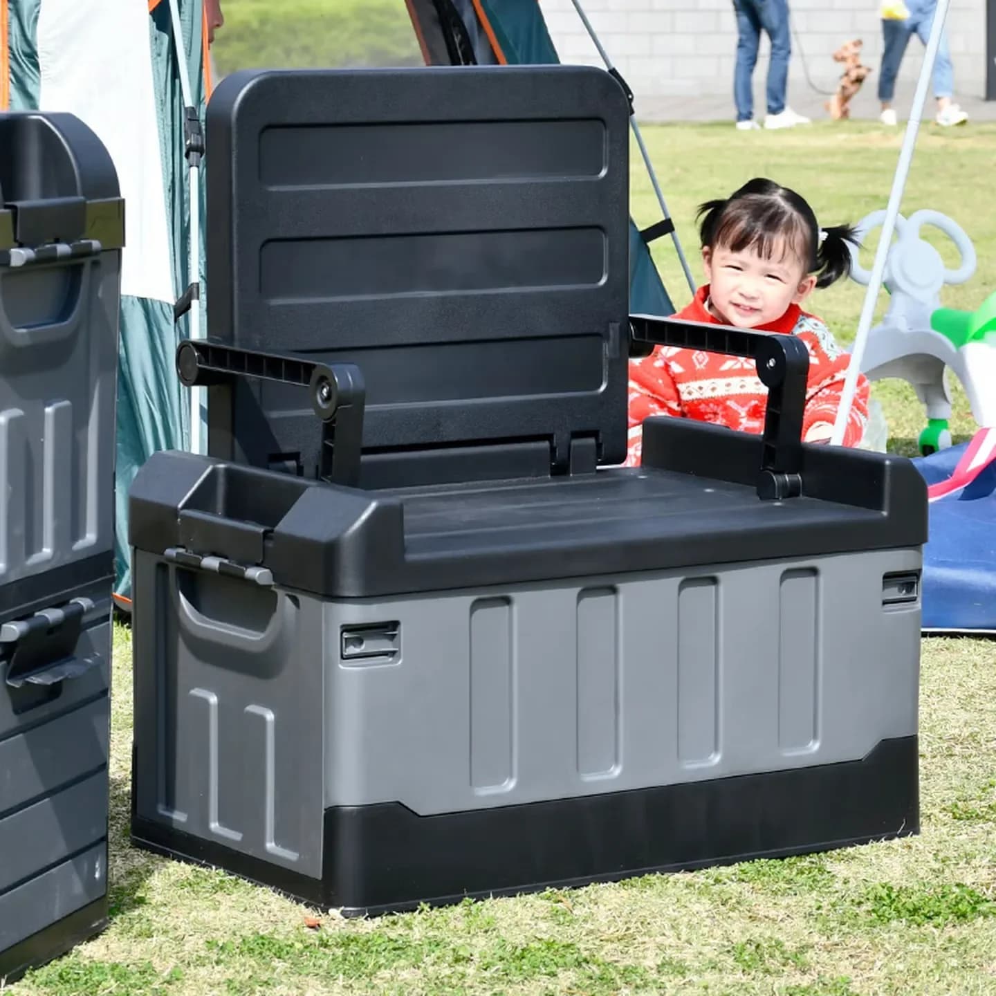 Car folding seat fishing box outdoor camping multi-function