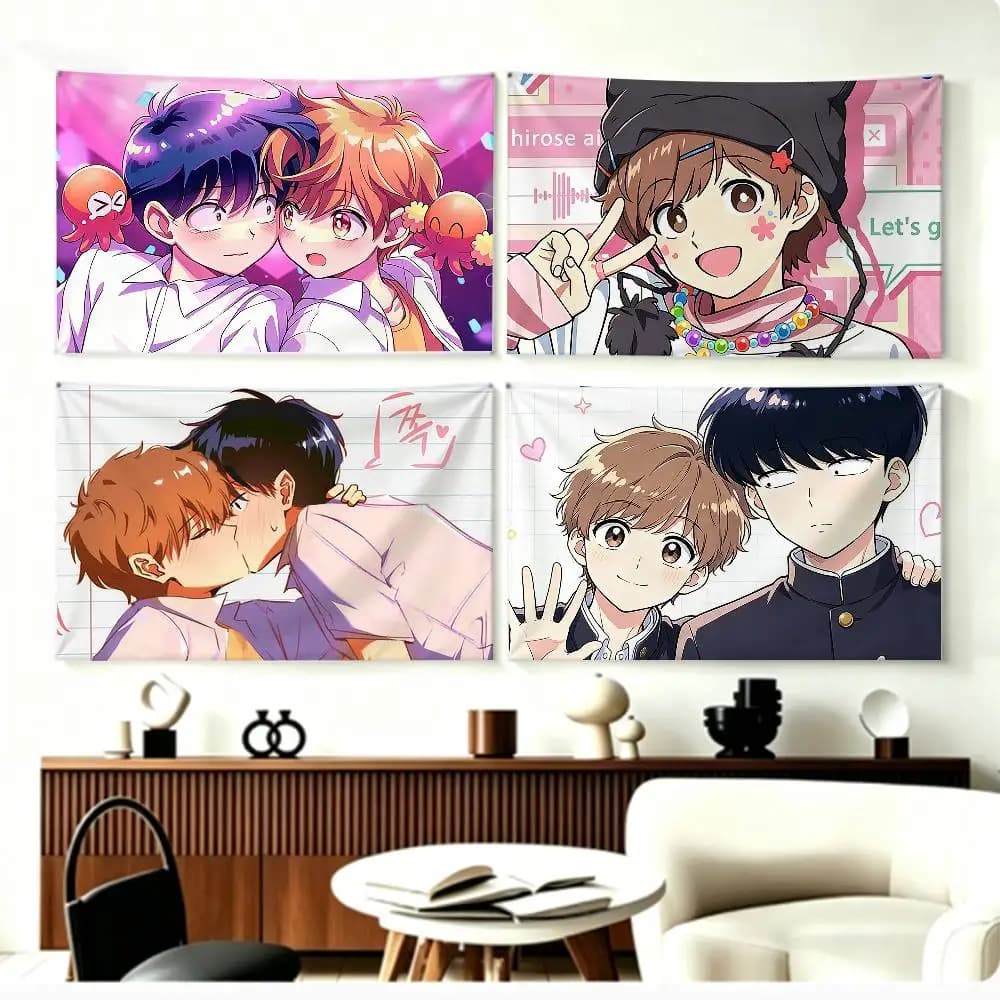 COOL Go for It, N-Nakamura! Hirose   Flags Wall Hanging Background Art Banner for Bedroom Home Outdoor Decor