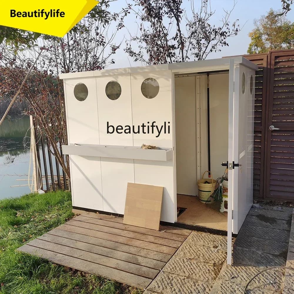 Q181  Waterproof outdoor tool room Garden room Sundries courtyard storage room Rooftop combination house