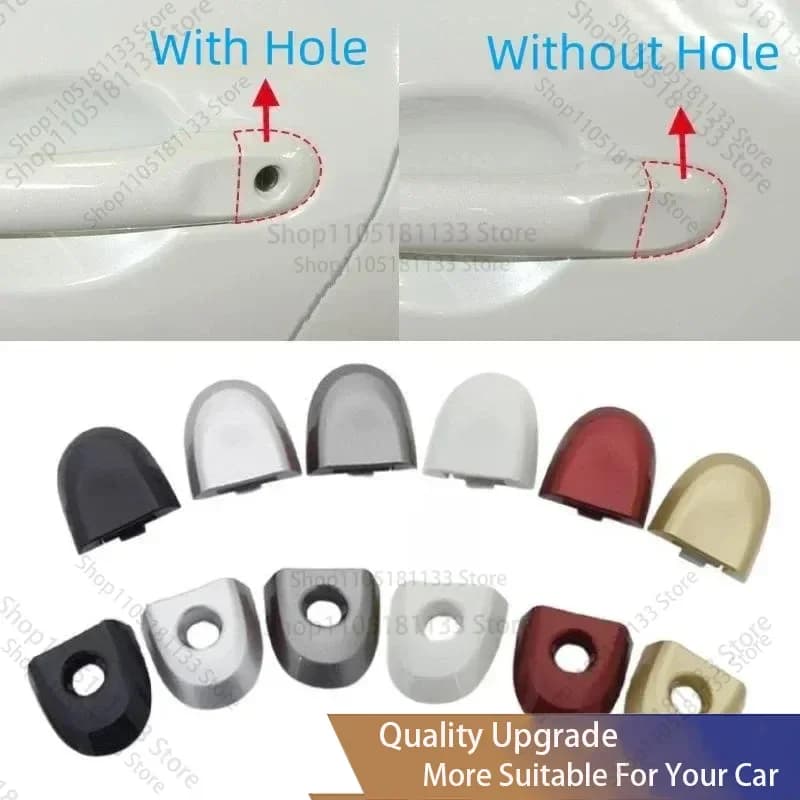 Car Exterior Front Rear Door Key Lock Handle Trim Cover Lid For Nissan March IV Micra K13 JUKE F15 Cube Z12 Tiida