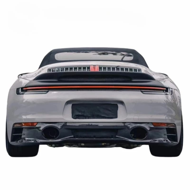 Good fitment carbon fiber car spoilers other body parts rear wing for 2020 porsche 992 spider carbon trunk ducktail
