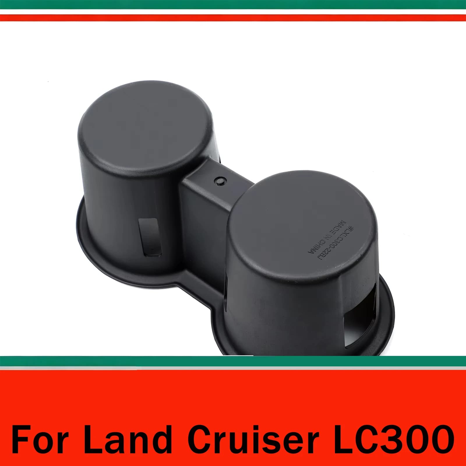Cup Holder Storage Tray Shock Absorbing Central Armrest Cup Box TPE Tidying For Land Cruiser LC300